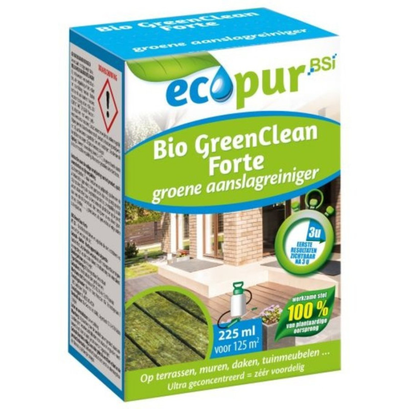 Bio Green Clean 225 ml, 125 m2 reinigingsmiddel tegen alg en mos